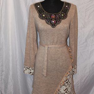 Tan Sweater Dress